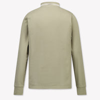 Stone Island Kids Boys Polo In Taupe