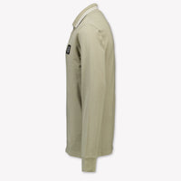 Stone Island Kids Boys Polo In Taupe