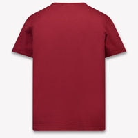 Stone Island Kinder Jongens T-Shirt In Bordeaux