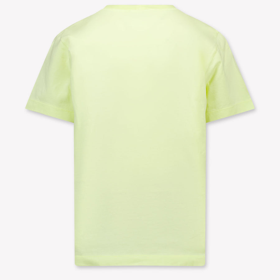 Stone Island Kids Boys T-Shirt In Yellow