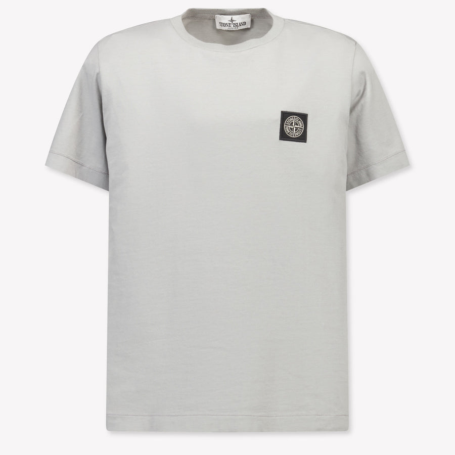 Stone Island Kids Boys T-Shirt In Light Gray