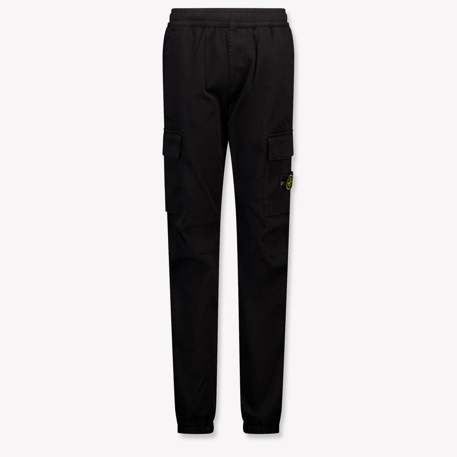Stone Island Boys Trouser in Black