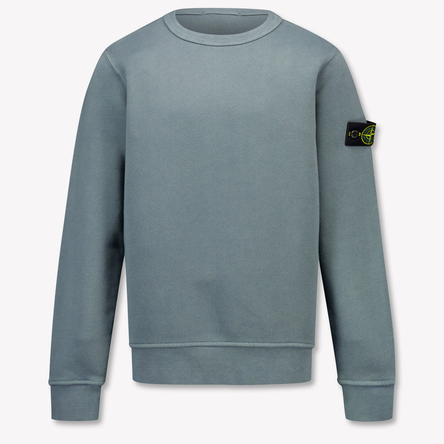 Stone Island Kids Boys Sweater In Blue
