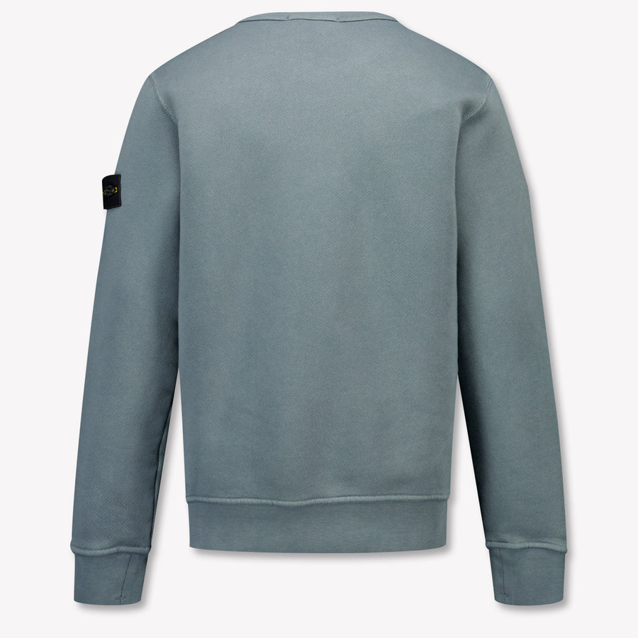 Stone Island Kids Boys Sweater In Blue