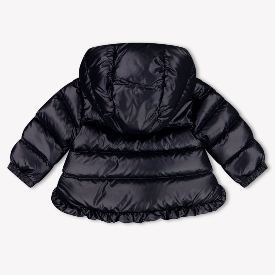 Moncler Tazui Baby Meisjes Winterjas In Navy