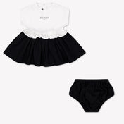 Balmain Baby Girls Dress In Black