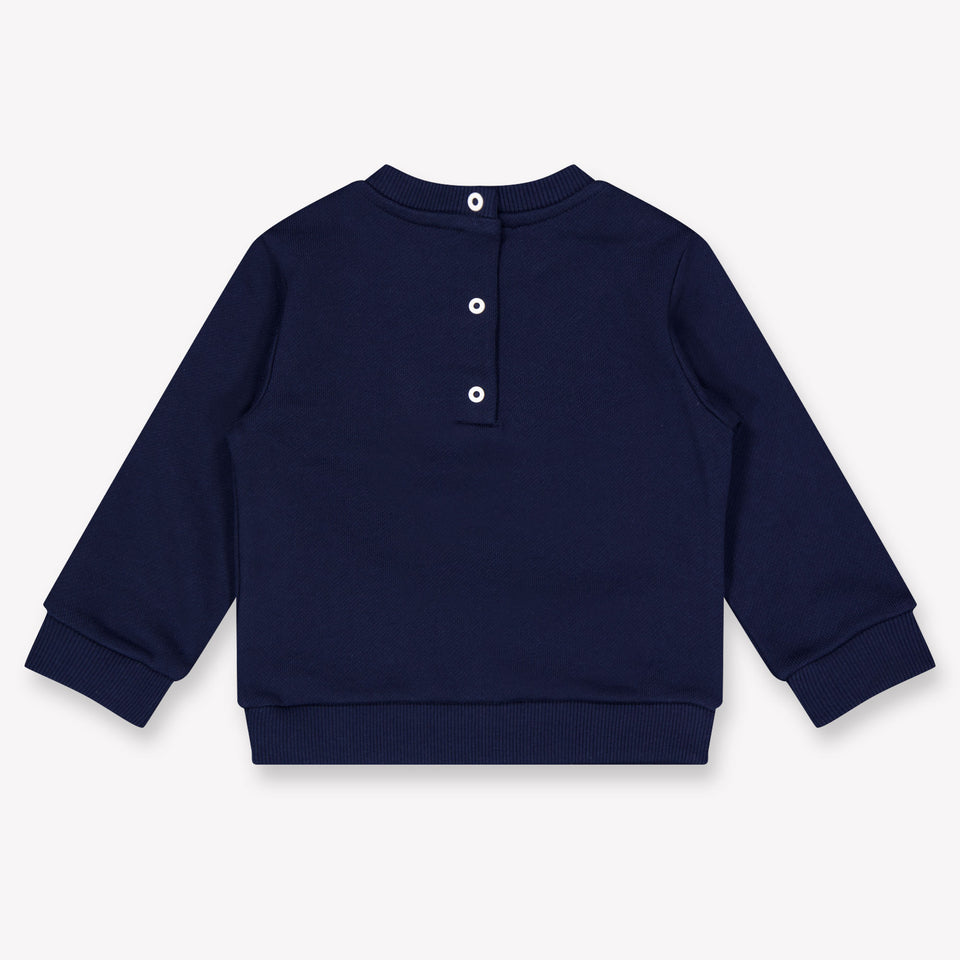 Balmain Baby Girls Sweater In Navy