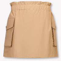 Balmain Kinder Meisjes Rokje In Licht Bruin