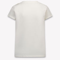 Balmain Kinder Meisjes T-Shirt In Off White