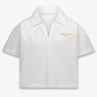 Balmain Kinder Meisjes Polo In Wit