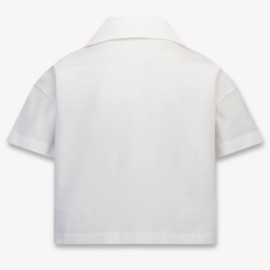 Balmain Kinder Meisjes Polo In Wit