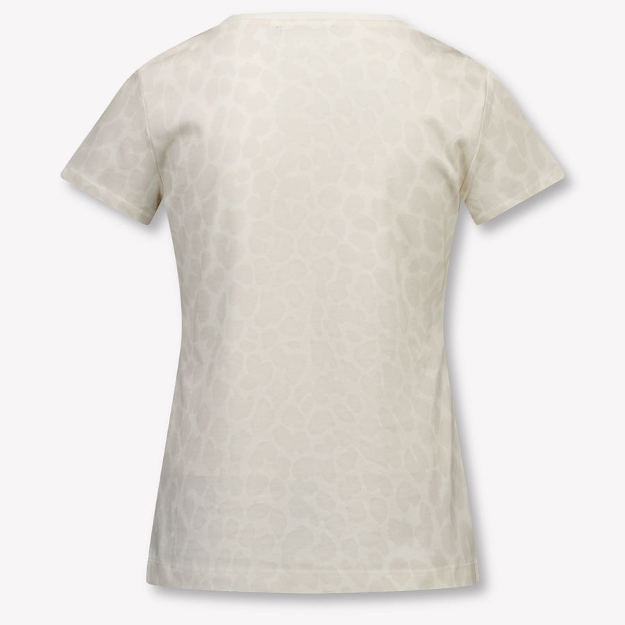 Balmain Kids Girls T-Shirt In OffWhite