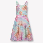Stella McCartney Kids Girls Dress In Turquoise