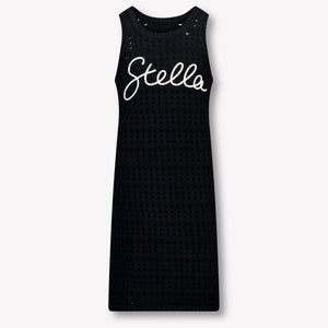 Stella McCartney Kinder Meisjes Jurk In Zwart