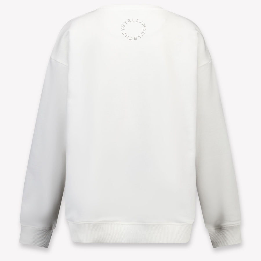 Stella McCartney Kinder Meisjes Trui In Wit