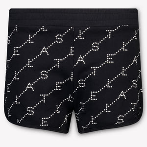 Stella McCartney Kinder Meisjes Shorts In Zwart