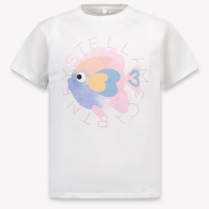 Stella McCartney Kids Girls T-Shirt In White