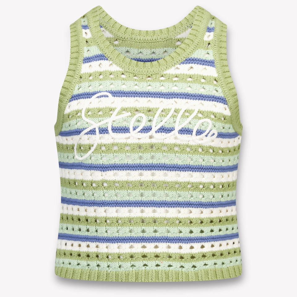 Stella McCartney Kids Girls T-Shirt In Green