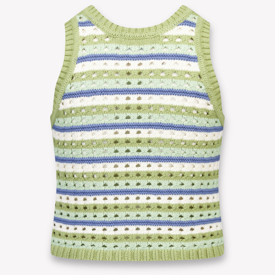 Stella McCartney Kids Girls T-Shirt In Green