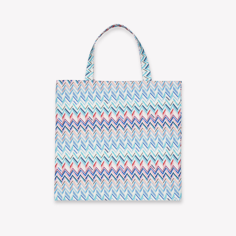 Missoni Kinder Meisjes Tas In Blauw