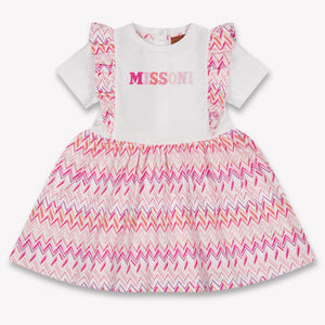 Missoni Baby Girls Dress In Light Pink