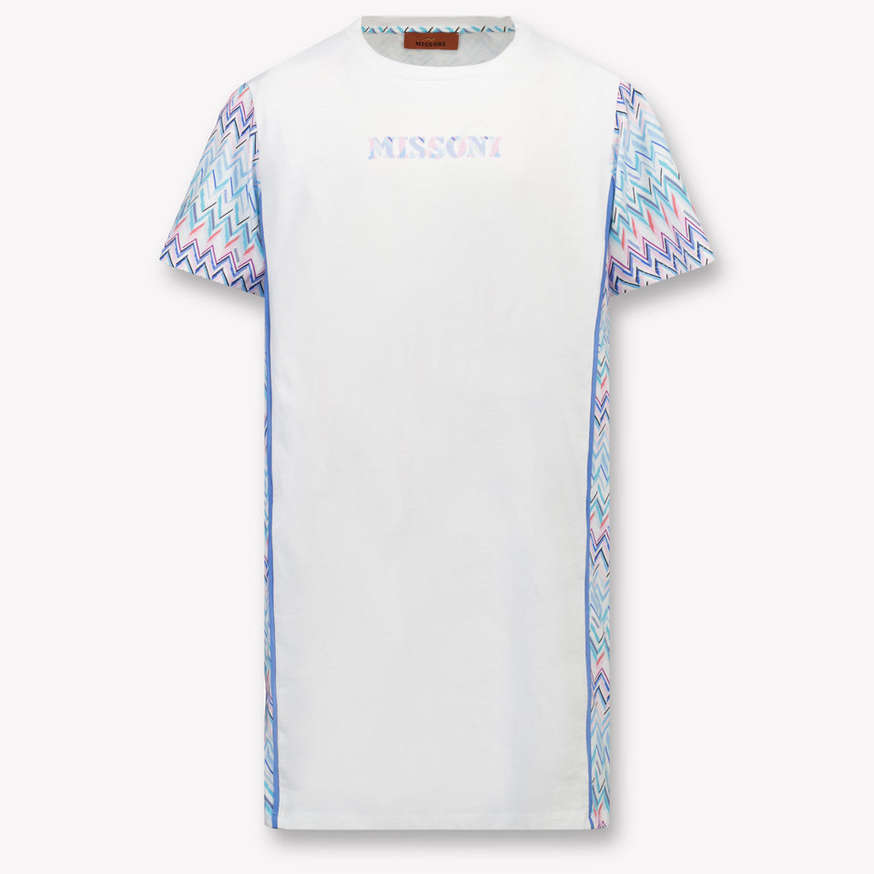 Missoni Kids Girls Dress In White