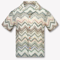 Missoni Kids Boys Blouse In Green