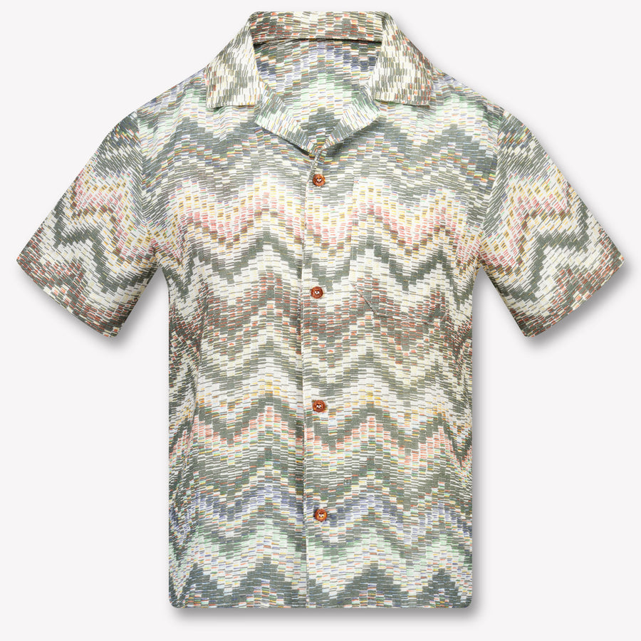 Missoni Kids Boys Blouse In Green