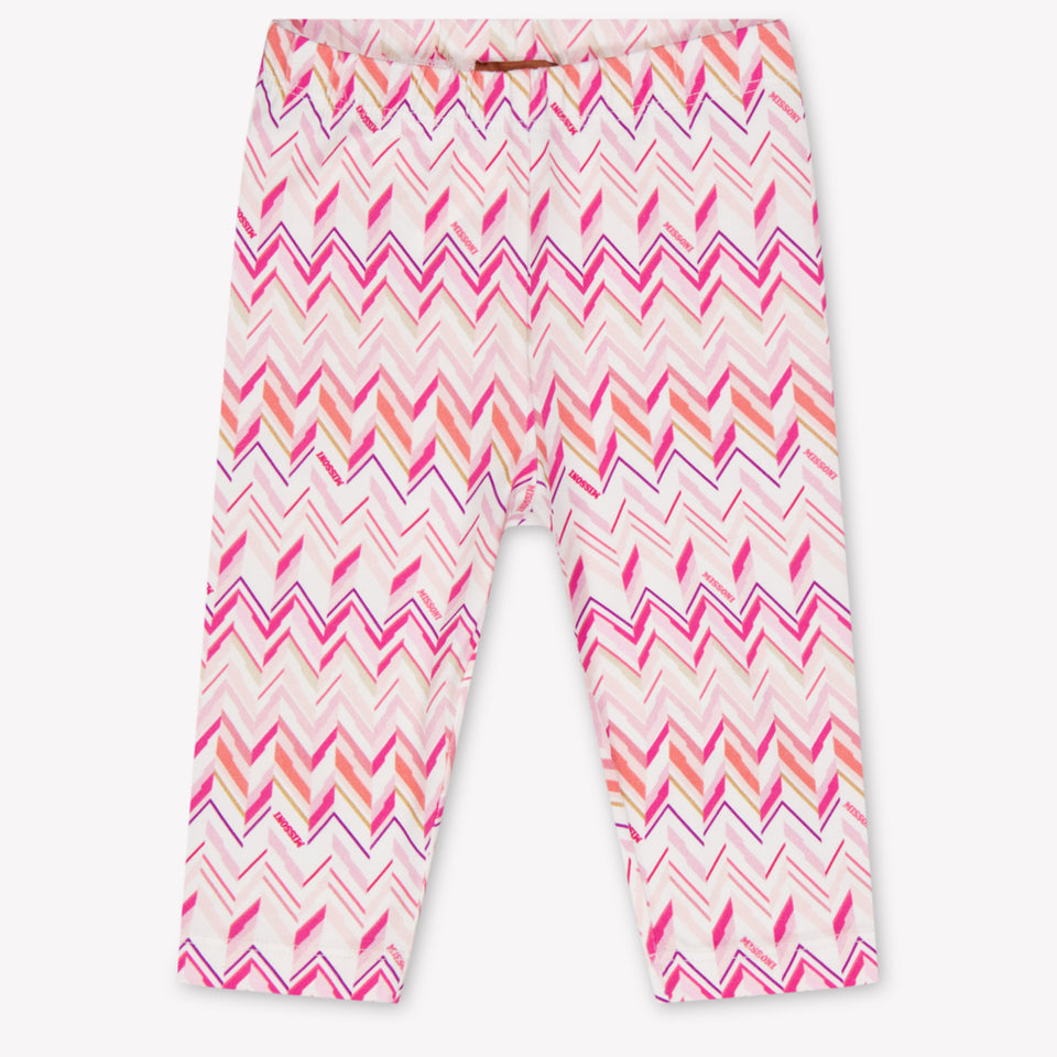 Missoni Baby Girls Leggings In Pink