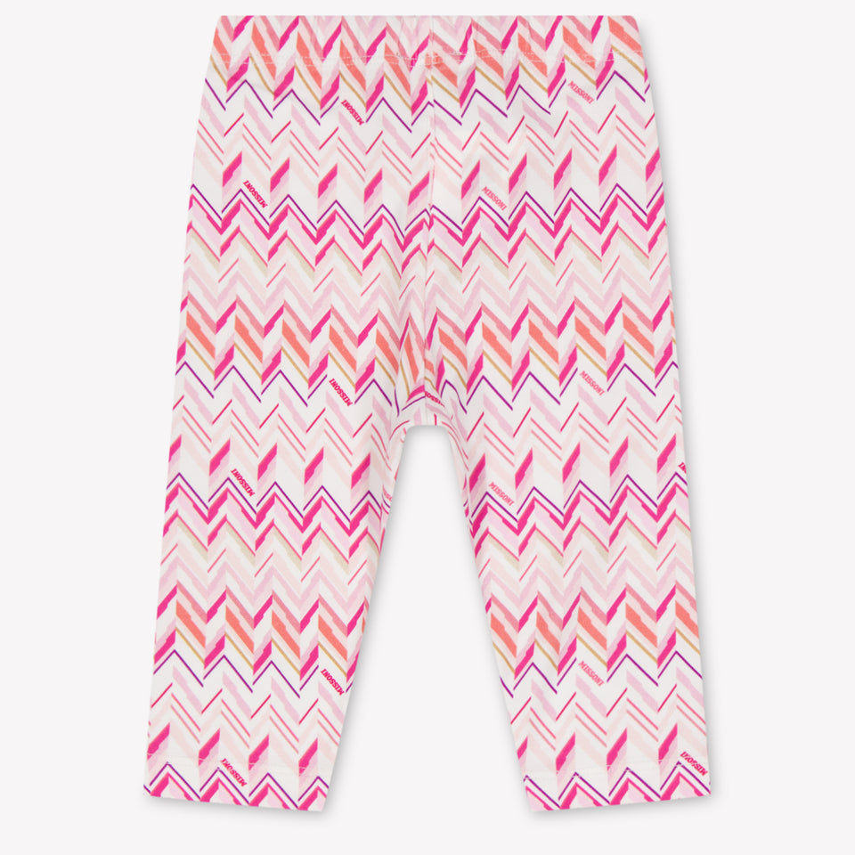 Missoni Baby Girls Leggings In Pink