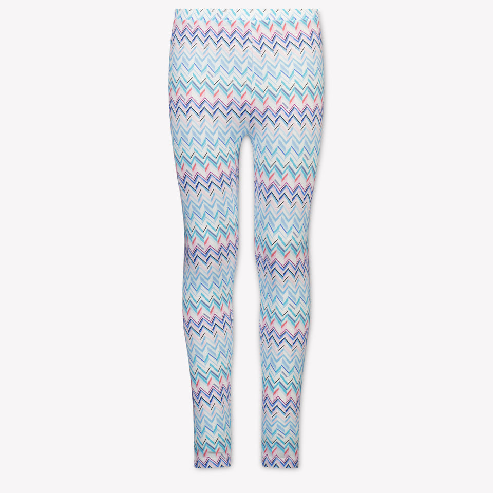 Missoni Kids Girls Leggings In Blue