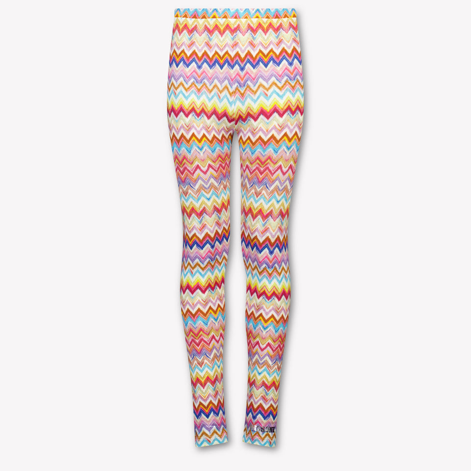 Missoni Kids Girls Leggings In Pink