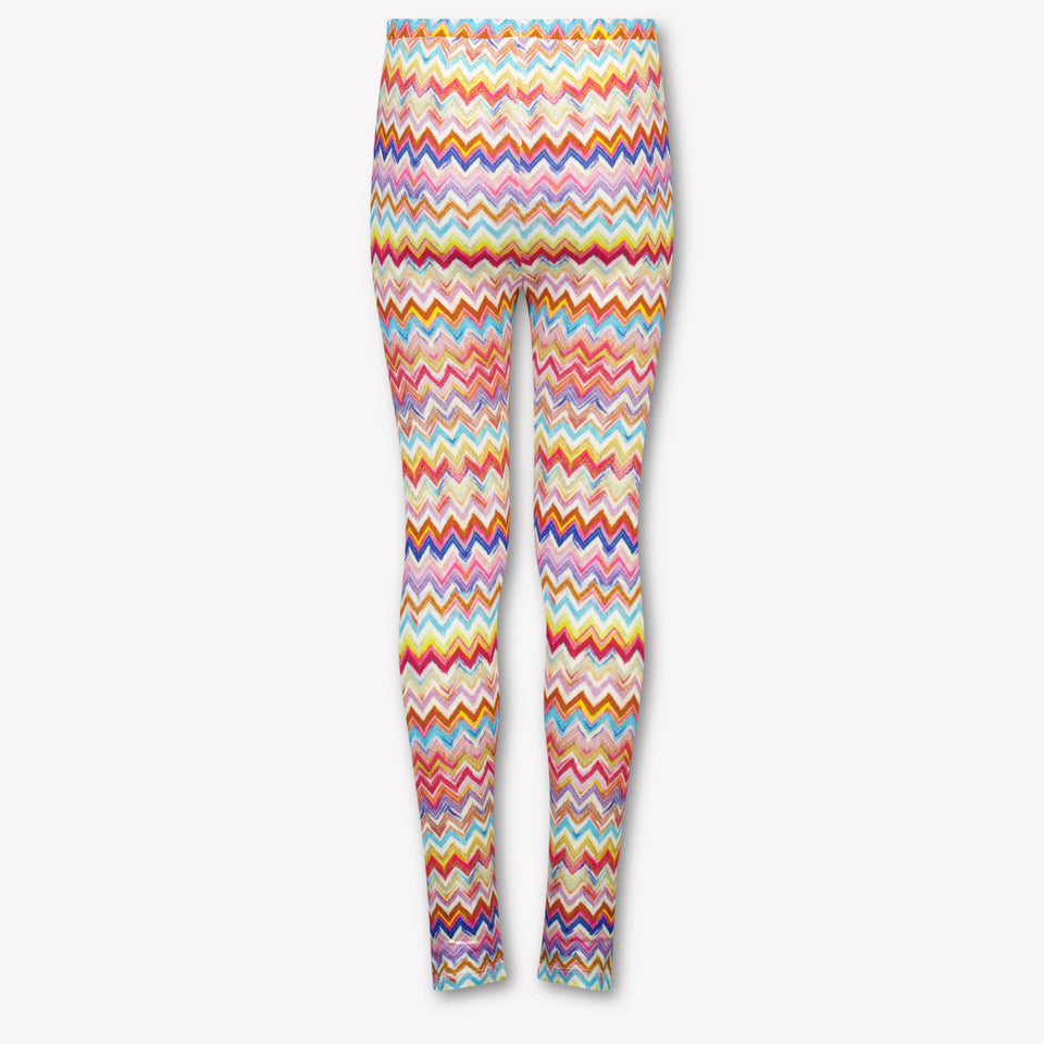 Missoni Kids Girls Leggings In Pink