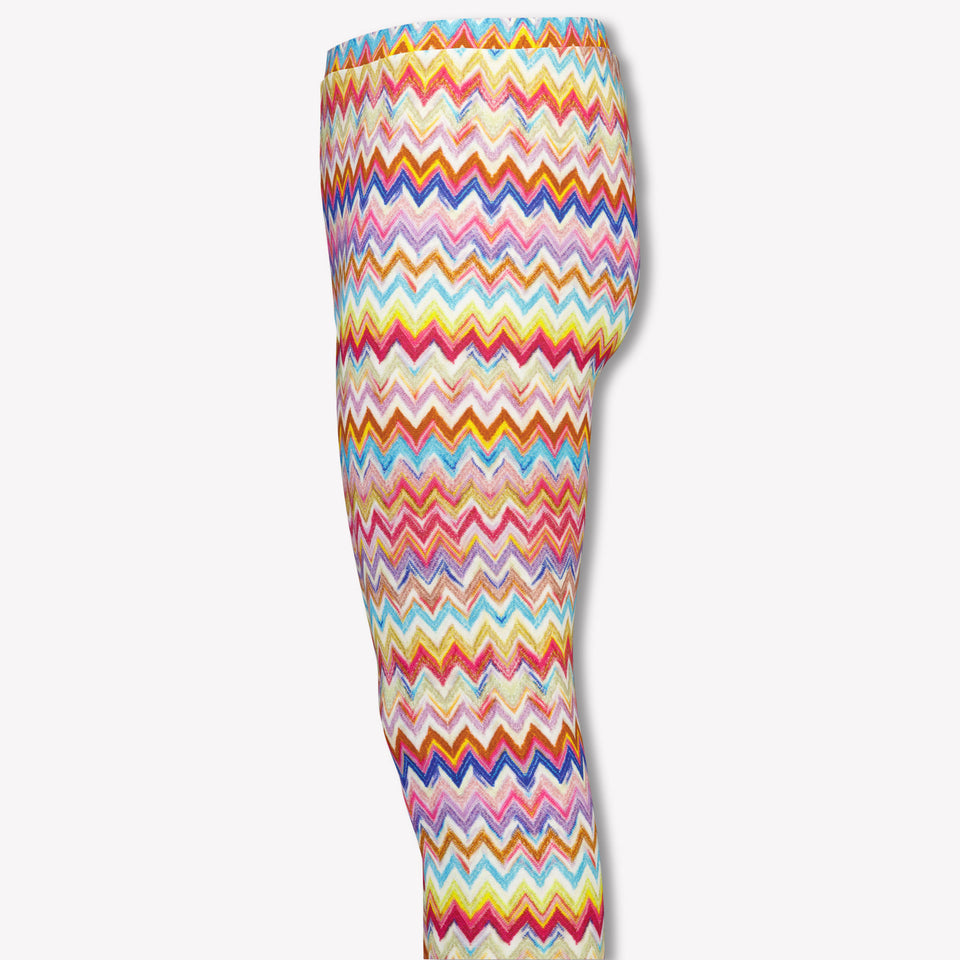 Missoni Kids Girls Leggings In Pink