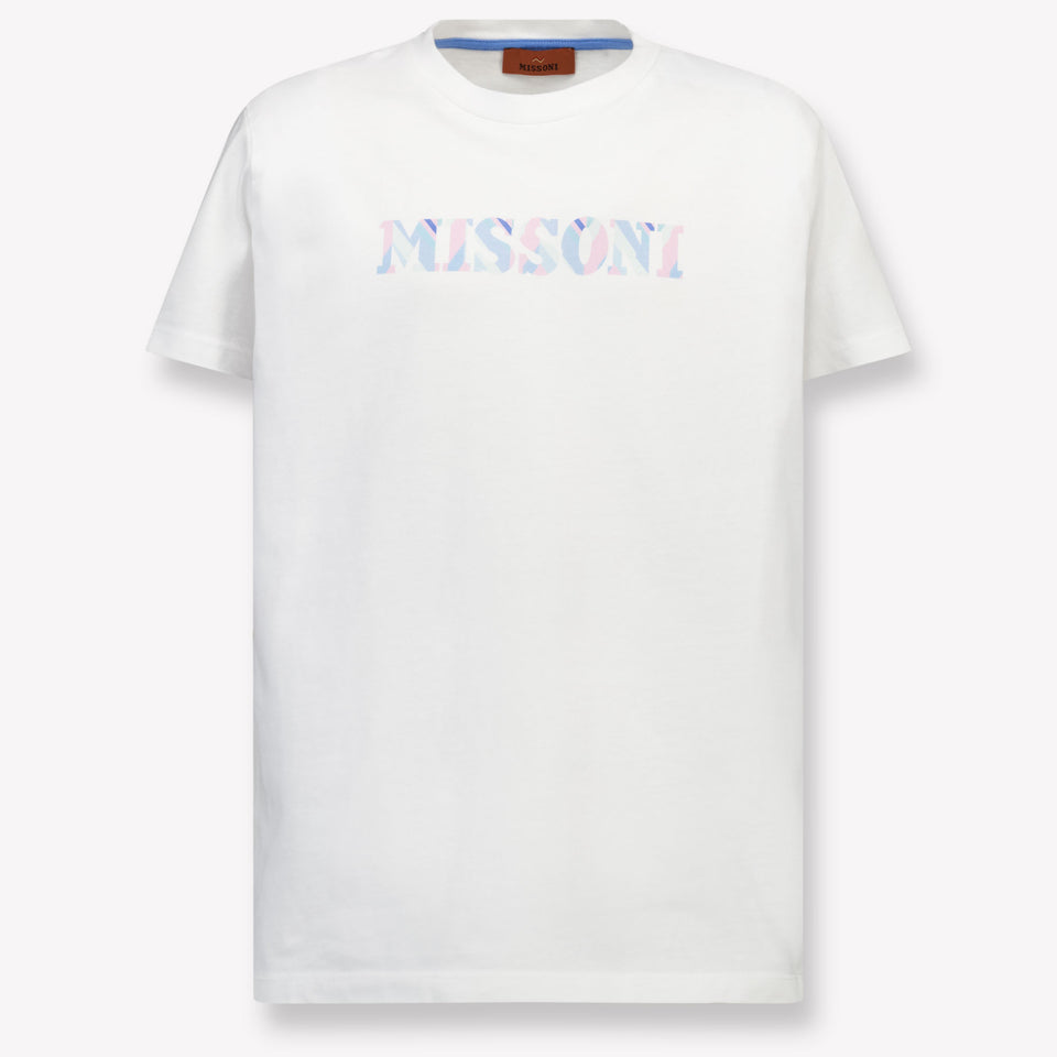Missoni Kinder Meisjes T-Shirt In Wit