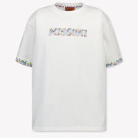 Missoni Kinder Jongens T-Shirt In Wit