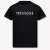 Missoni Kinder Jongens T-Shirt In Zwart