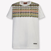 Missoni Kinder Jongens T-Shirt In Wit