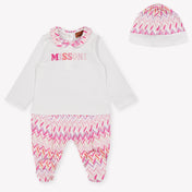 Missoni Baby Meisjes Boxpakje In Wit
