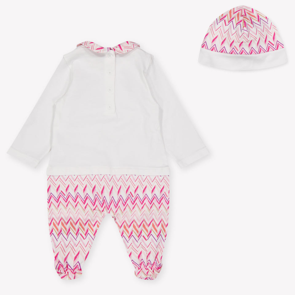 Missoni Baby Meisjes Boxpakje In Wit