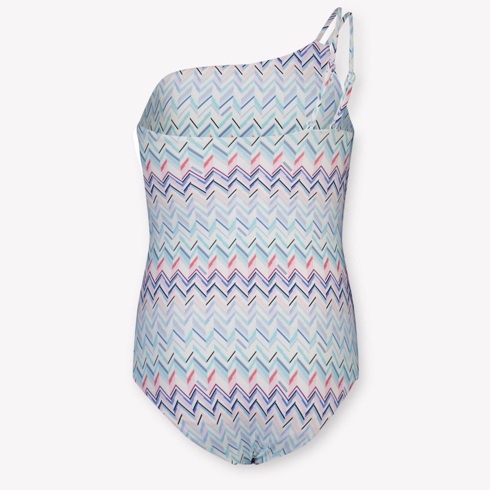 Missoni Kids Girls Swimwear In Turquoise