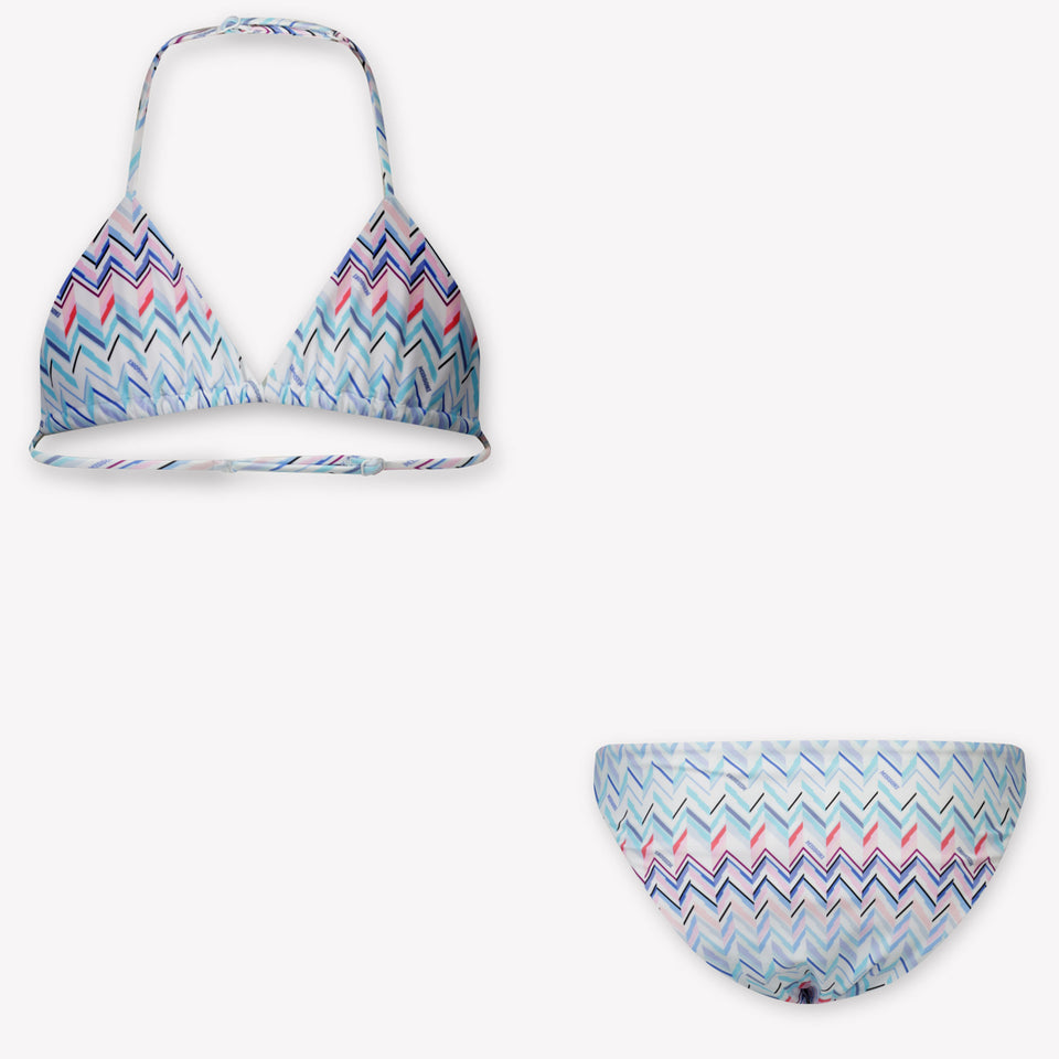 Missoni Kids Girls Swimwear In Turquoise