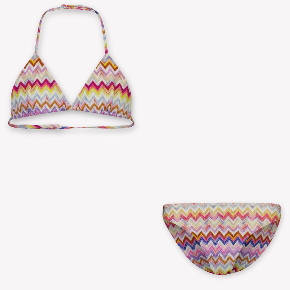 Missoni Kids Girls Swimwear In Pink