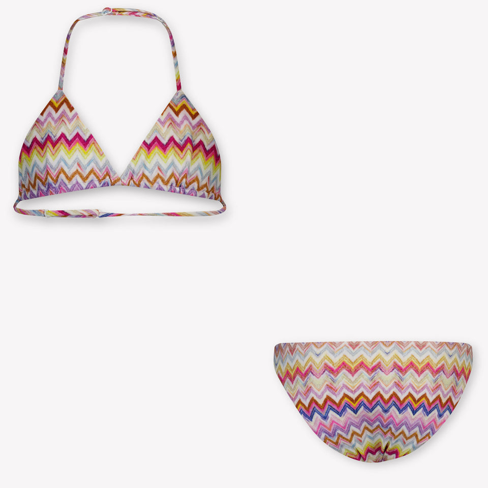 Missoni Kids Girls Swimwear In Pink