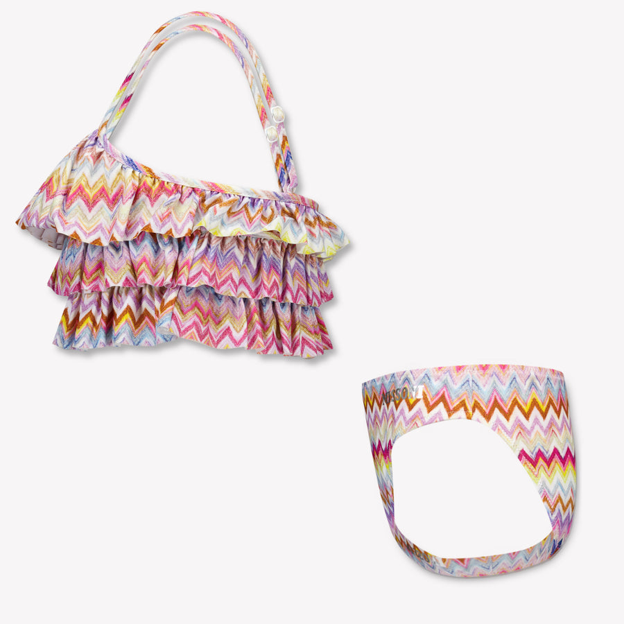 Missoni Kids Girls Swimwear In Pink