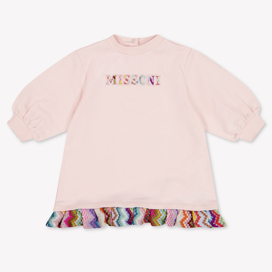 Missoni Baby Girls Dress in Light Pink