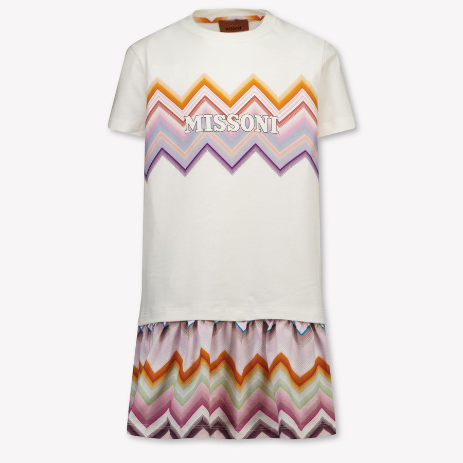 Missoni Kinder Meisjes Jurk In Off White