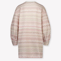Missoni Kids Girls Dress In Light Pink