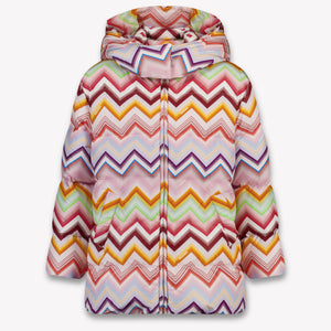 Missoni Kinder Meisjes Winterjas In Licht Roze