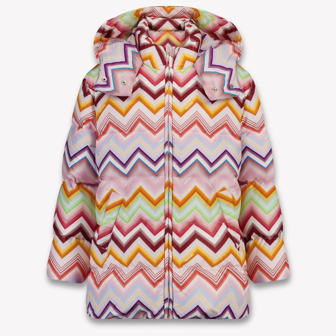 Missoni Kinder Meisjes Winterjas In Licht Roze